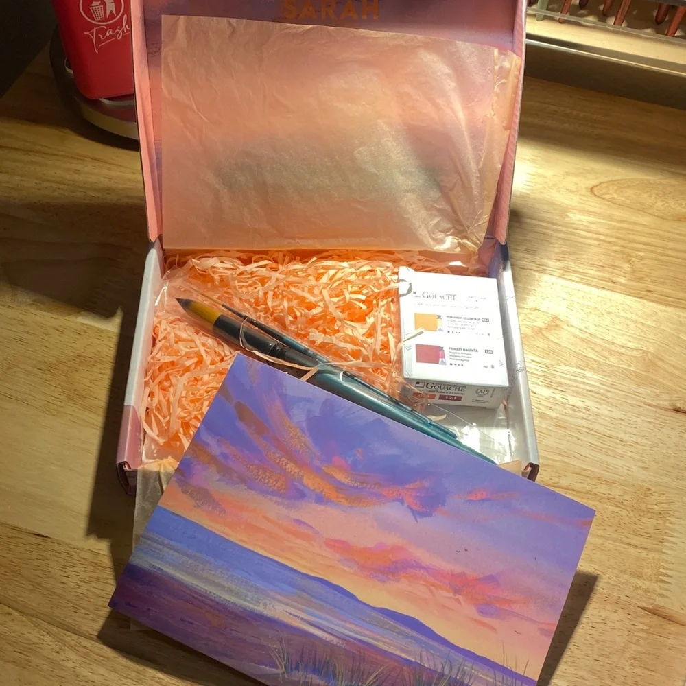 Craftamo - Sarah Burns “Seascapes” Gouache boxes NEW